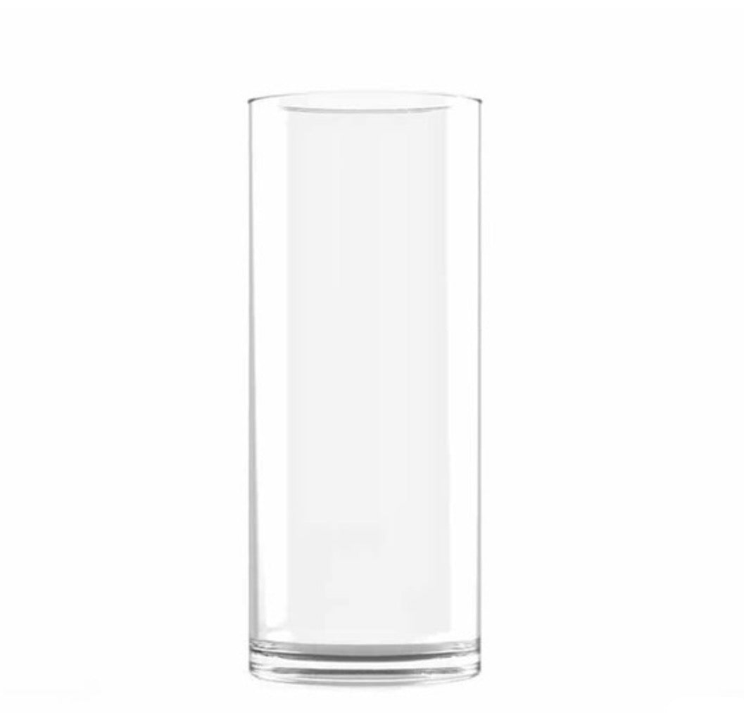 Clear Glass Cylinder Vase